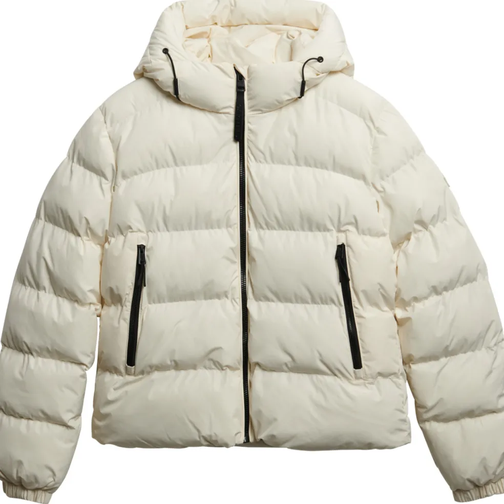 Superdry Puffer winterjas dames off white