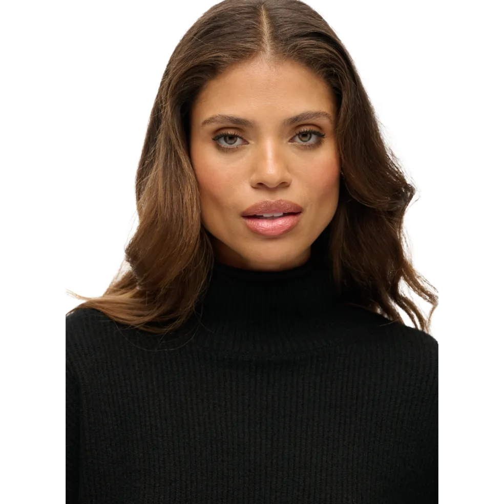 Superdry Slouchy sweater dames black twist