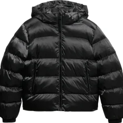 Superdry Sports winterjas dames black sheen