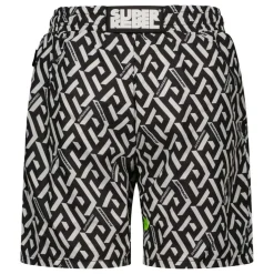 SuperRebel Bay All Over zwembroek junior ao graphic black