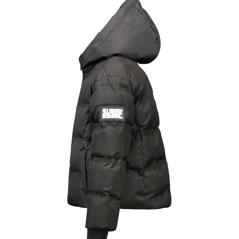 SuperRebel BELLA winterjas junior black