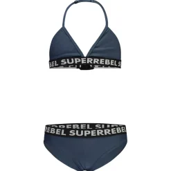 SuperRebel Isla Triangle bikini junior navy