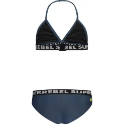 SuperRebel Isla Triangle bikini junior navy