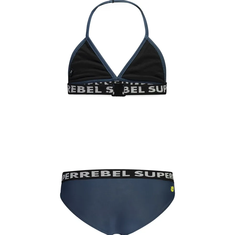 SuperRebel Isla Triangle bikini junior navy