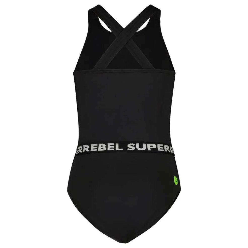 SuperRebel Pisa badpak junior black