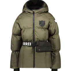 SuperRebel PUFF winterjas junior army green