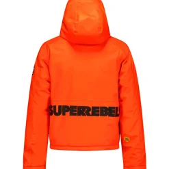 SuperRebel SPACE winterjas junior neon orange