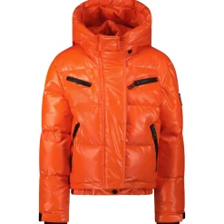 SuperRebel SPICY winterjas junior metallic mandarin