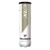 Tecnifibre XLD tennisballen 4-pack geel