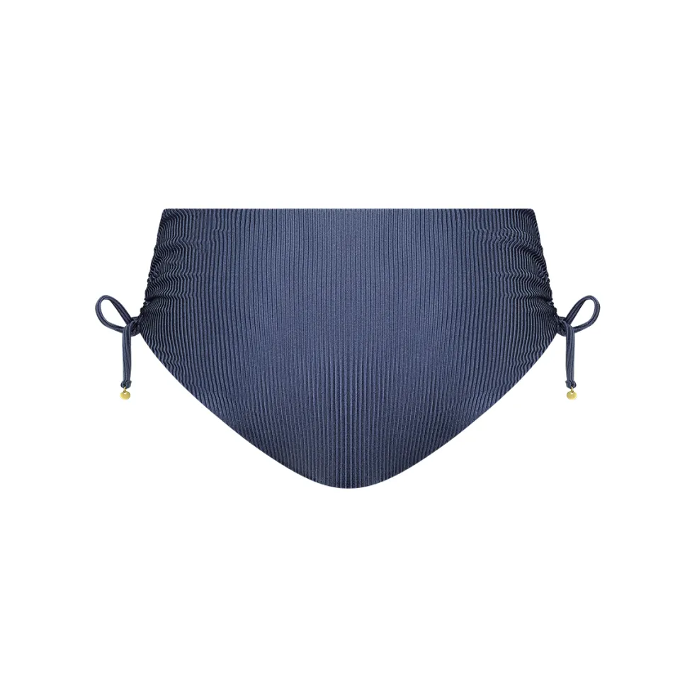 Ten Cate Beach Midi Bow bikini broekje dames shiny indigo