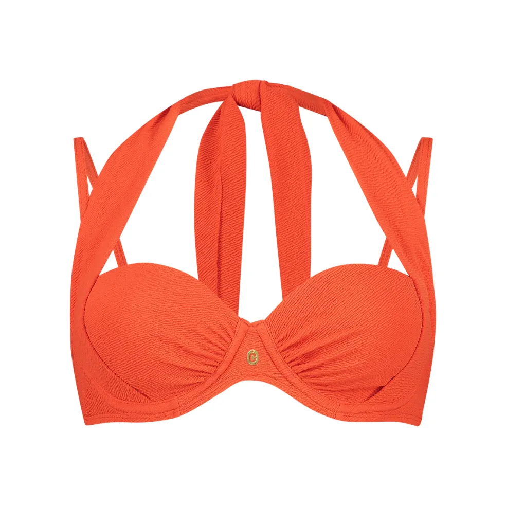 Ten Cate Beach Multiway bikini top dames summer red relief