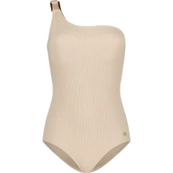 Ten Cate Beach One Shoulder badpak dames off white relief