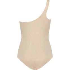 Ten Cate Beach  One Shoulder badpak dames off white relief