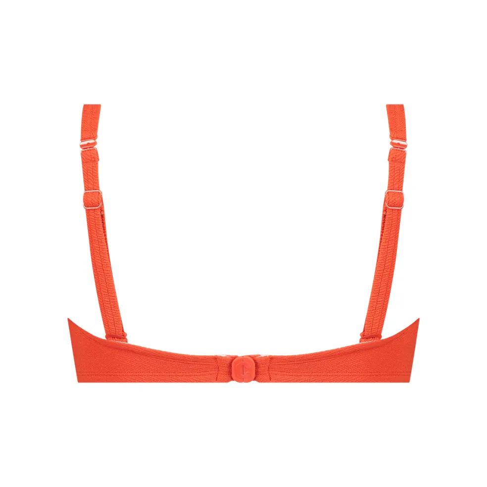 Ten Cate Beach Twisted bikini top dames summer red