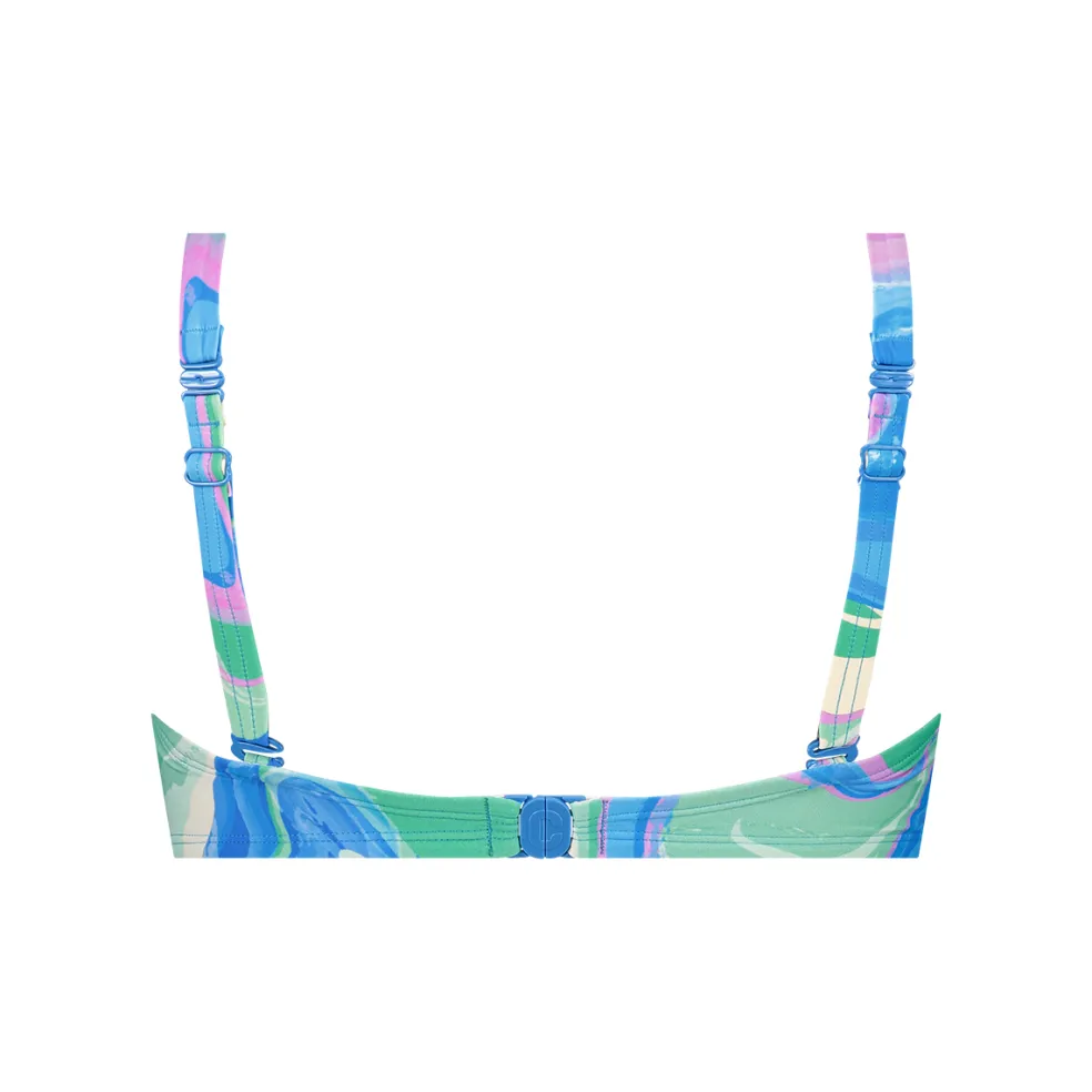 Ten Cate Beach Twisted bikini top dames swirl