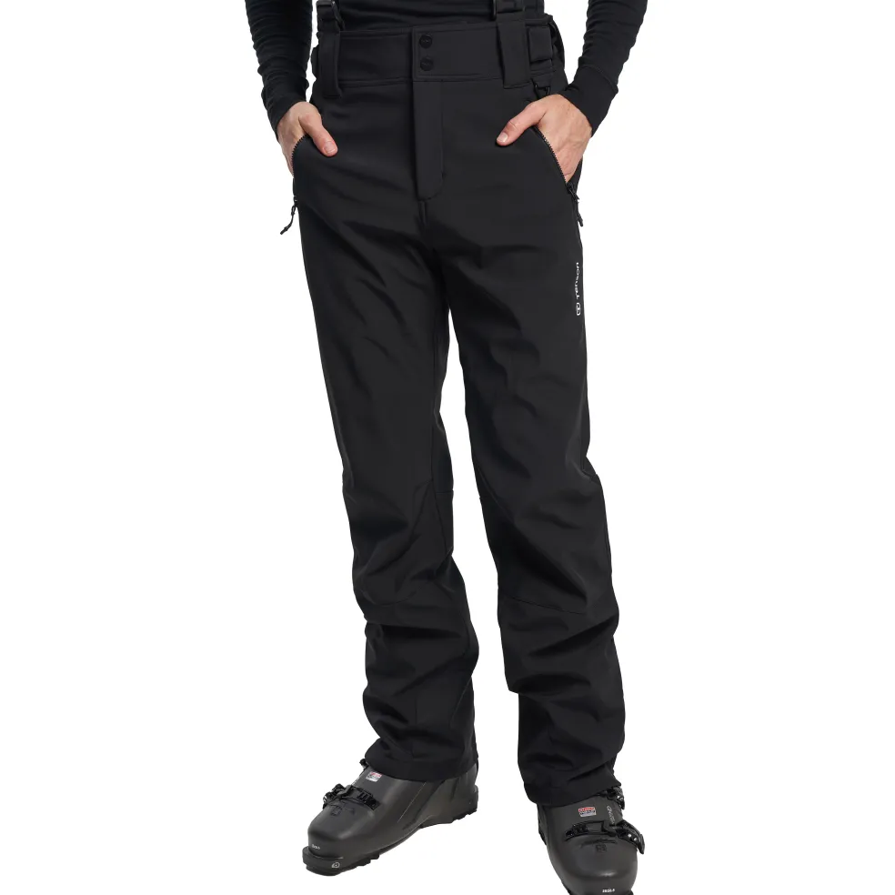 Tenson Cygnus softshell skibroek heren black