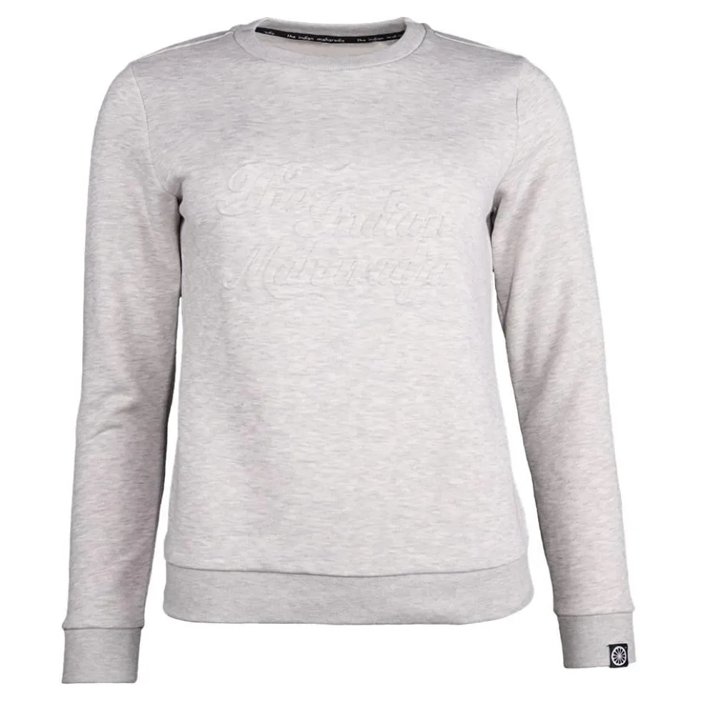 The Indian Maharadja Crew Emboss hockeytrui dames grey