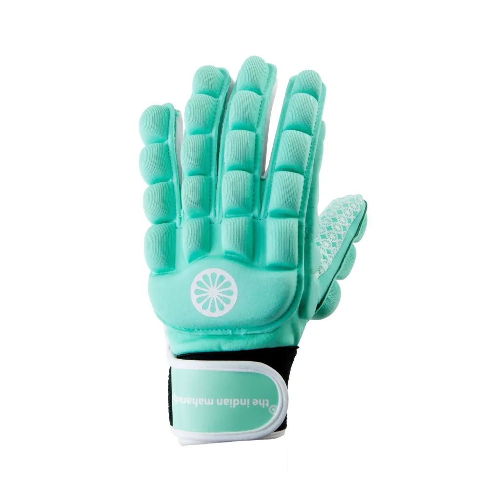 The Indian Maharadja Glove foam full left hockeyhandschoen mint