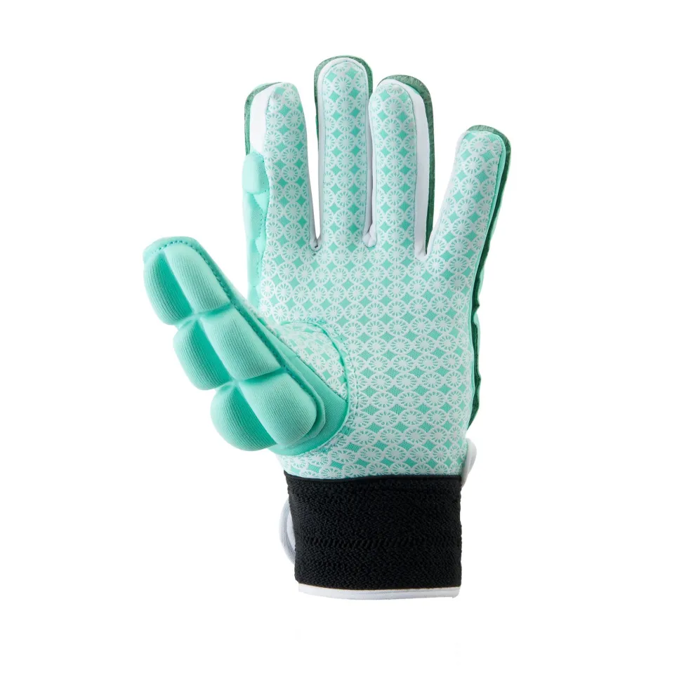The Indian Maharadja Glove foam full left hockeyhandschoen mint