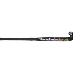 The Indian Maharadja Gold 95 Pro Bow hockeystick black gold
