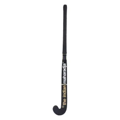 The Indian Maharadja  Gold 95 Pro Bow hockeystick black gold
