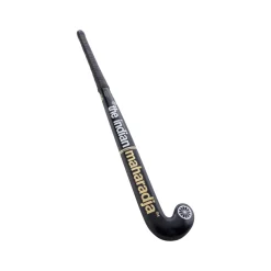 The Indian Maharadja Gold 80 Goalie Bow hockeystick black gold