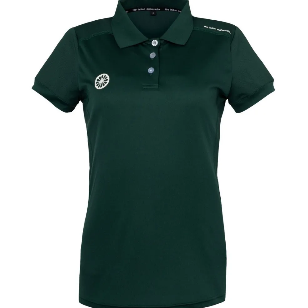 The Indian Maharadja Jaipur Performance Girls Polo hockeyshirt junior green