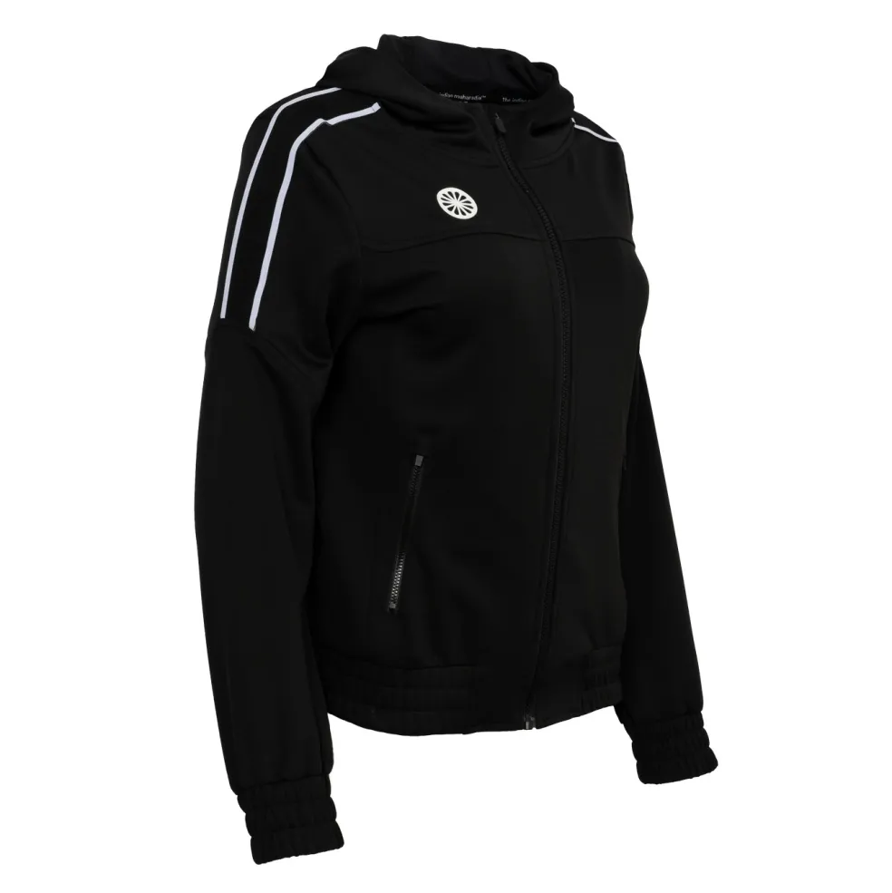 The Indian Maharadja Jaipur Performance Hooded trainingsjack dames black