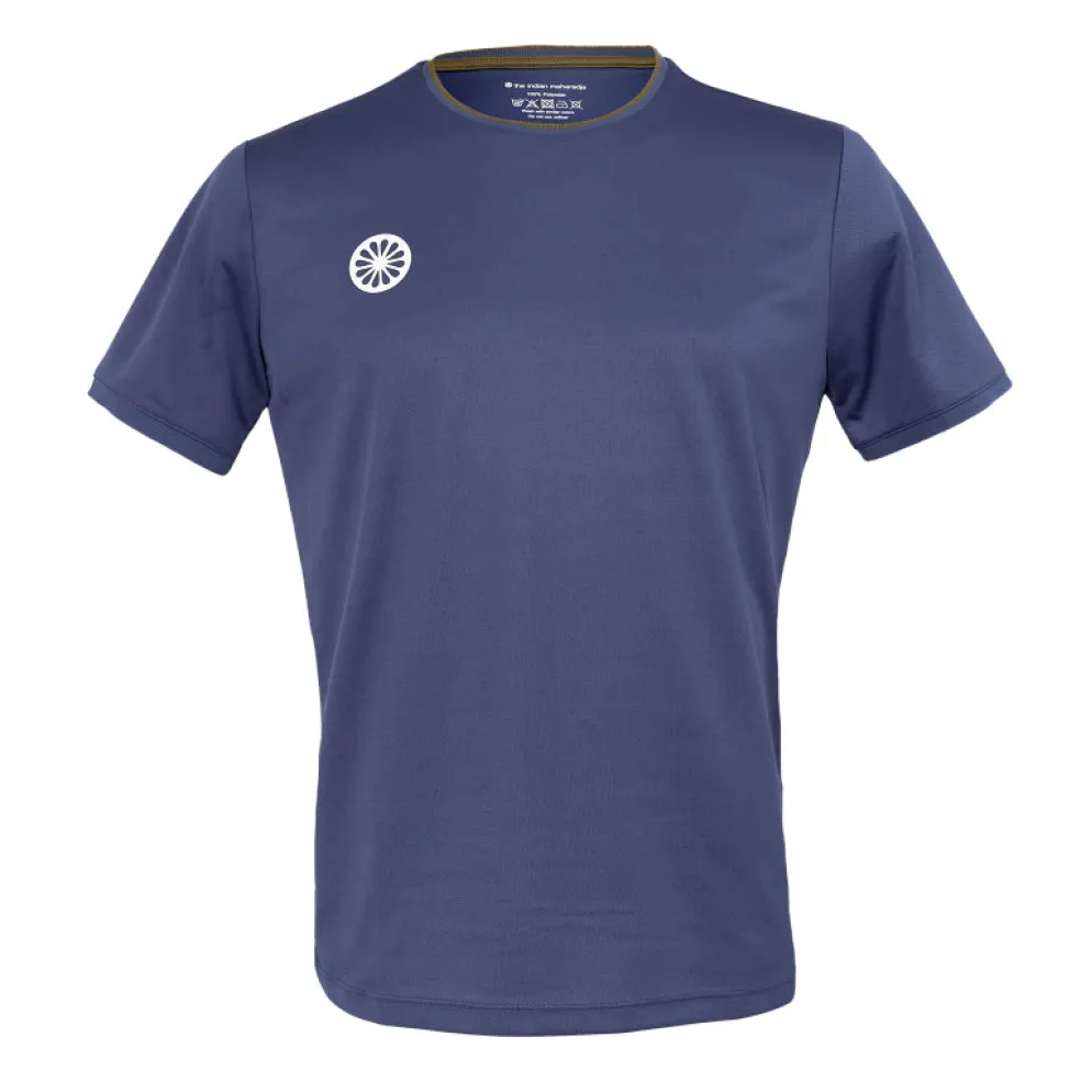 The Indian Maharadja Kadiri Pique tennisshirt heren violet blue