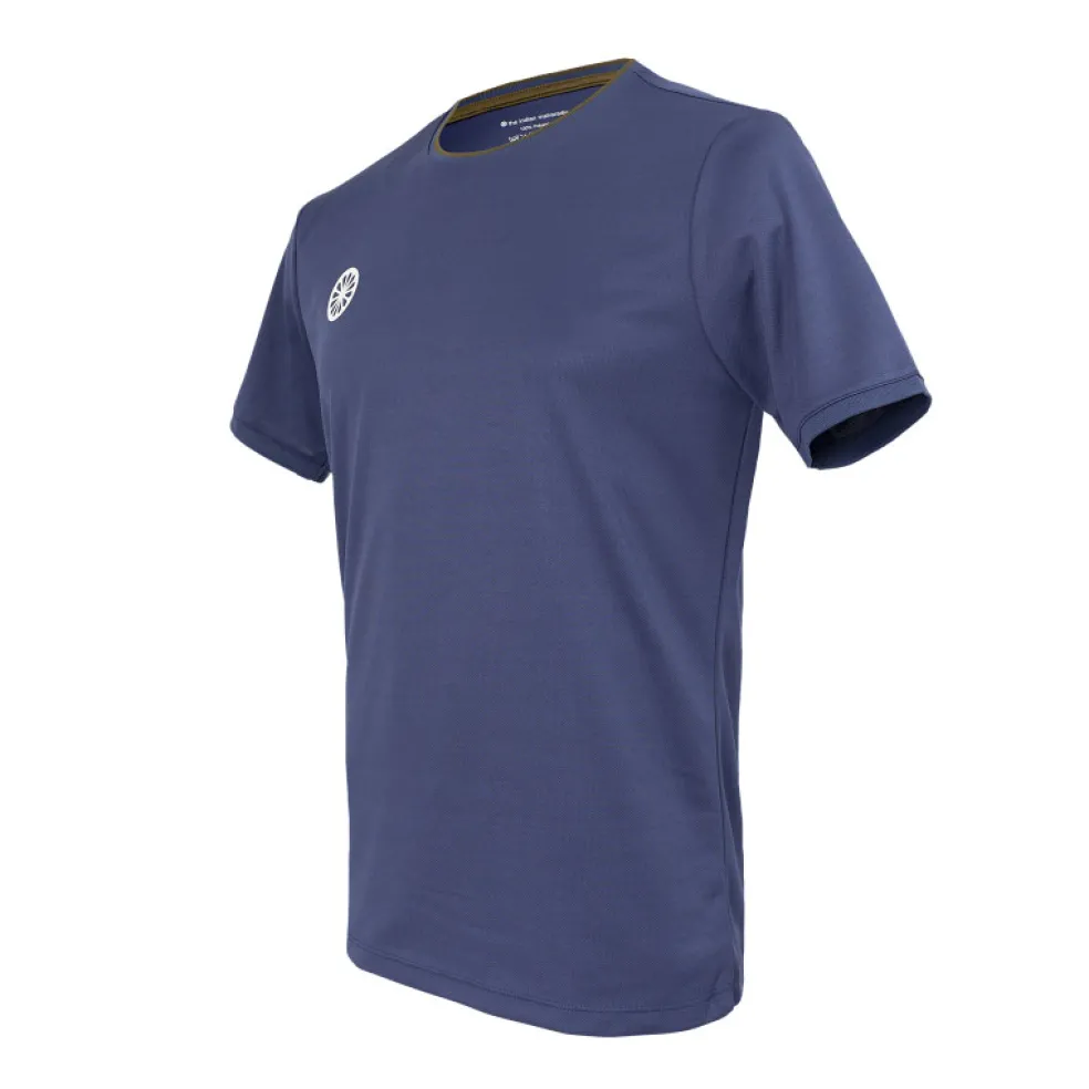 The Indian Maharadja Kadiri Pique tennisshirt heren violet blue
