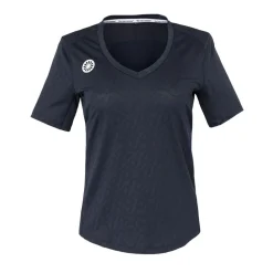 The Indian Maharadja Kadiri Jacquard Mono tennisshirt dames navy