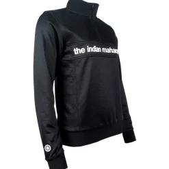 The Indian Maharadja  Poly Terry Half Zip hockeytrui dames black