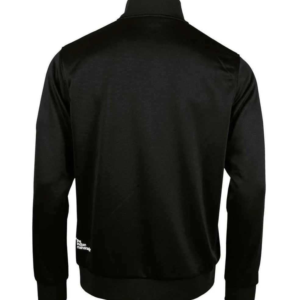 The Indian Maharadja Poly Terry Half Zip hockeytrui heren black