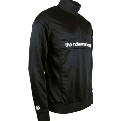 The Indian Maharadja Poly Terry Half Zip hockeytrui heren black