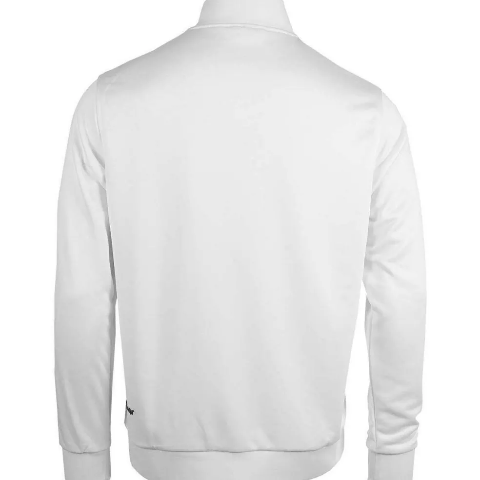 The Indian Maharadja Poly Terry Half Zip hockeytrui junior white