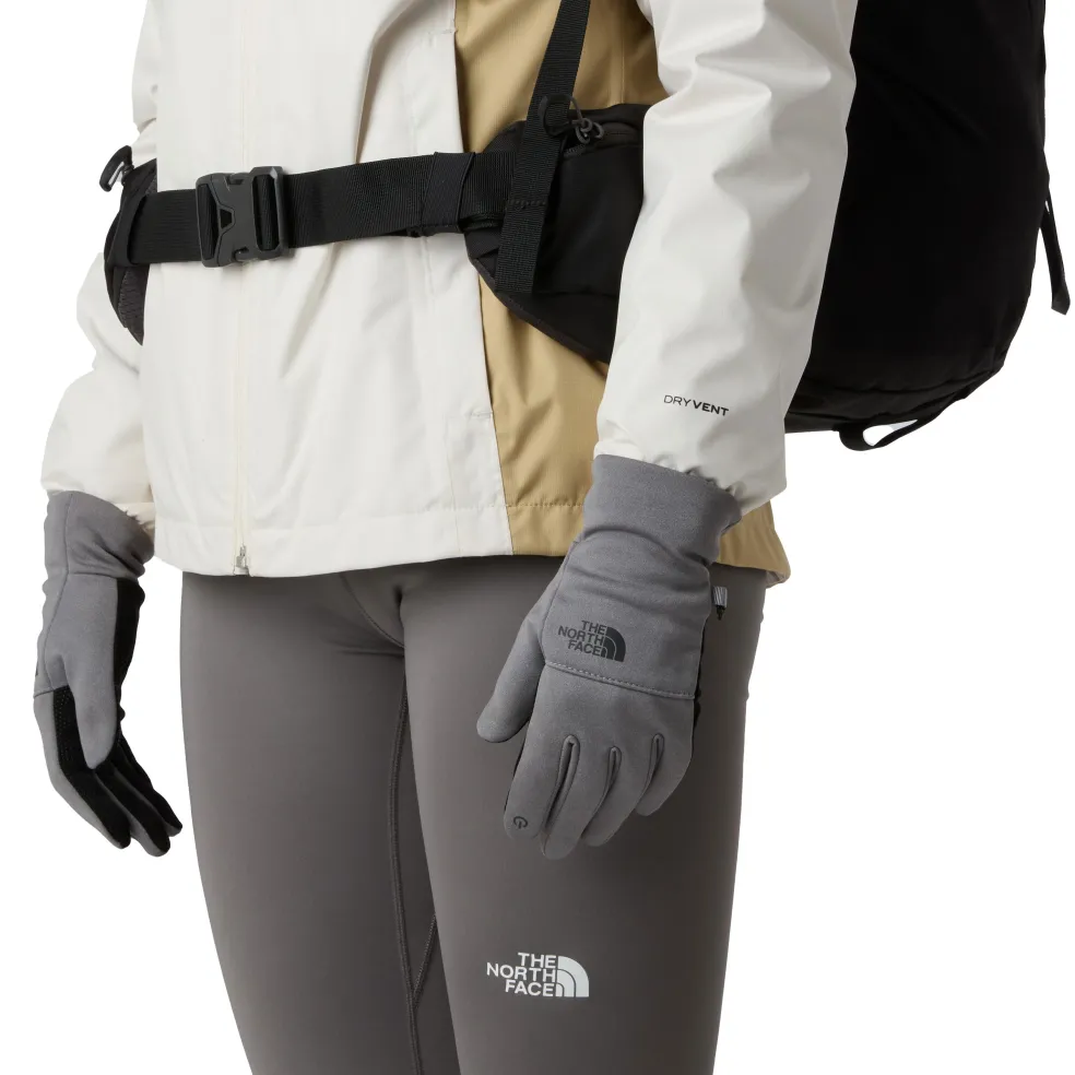 The North Face Etip Recycled handschoenen dames TNF medium grey heather