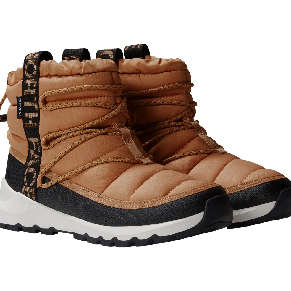 The North Face Thermoball snowboots dames almond butter TNF black