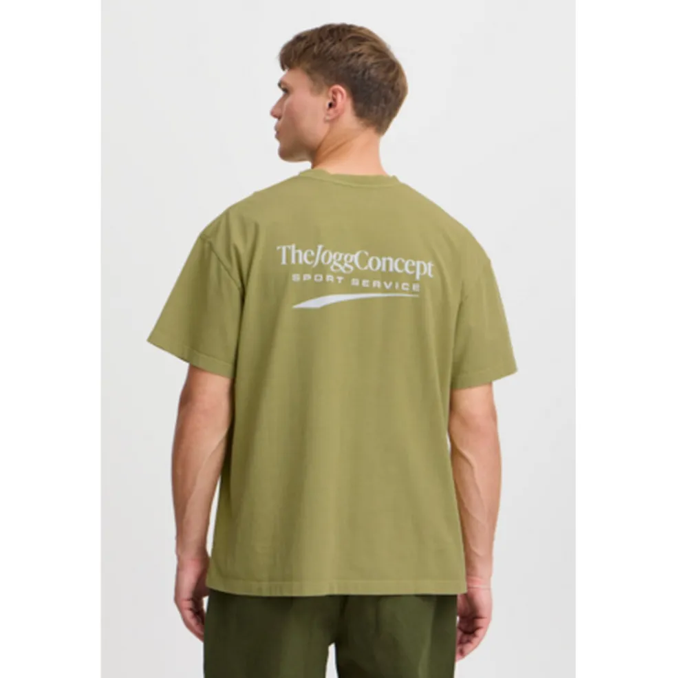 TheJoggConcept Sasa shirt heren split pea