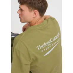 TheJoggConcept Sasa shirt heren split pea