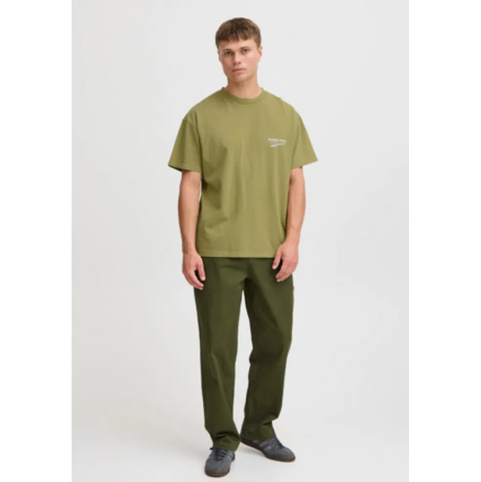 TheJoggConcept Sasa shirt heren split pea