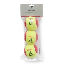 Tretorn Academy tennisballen 3-pack rood geel