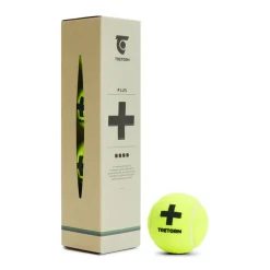 Tretorn Plus LB tennisballen 4-pack geel
