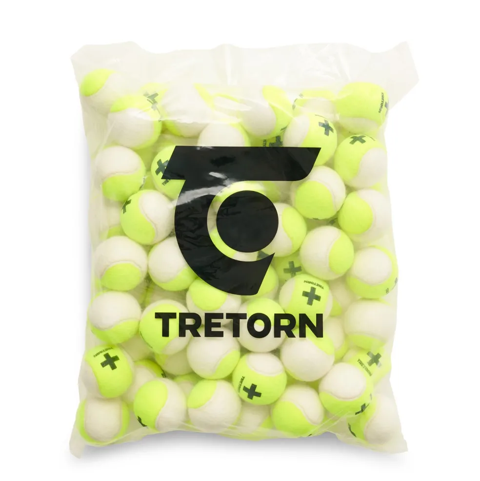 Tretorn Plus tennisballen 72-pack geel