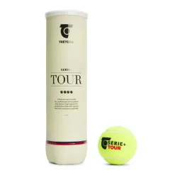 Tretorn Serie+ Tour tennisballen 4-pack geel