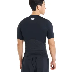 Under Armour  HeatGear SS shirt heren black white