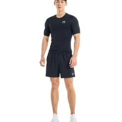 Under Armour  HeatGear SS shirt heren black white