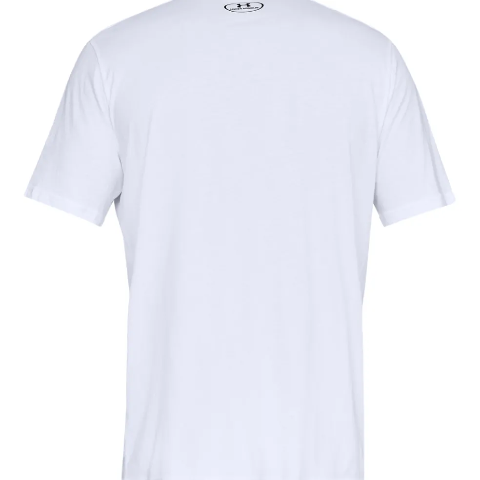 Under Armour Left Chest Logo shirt heren white black