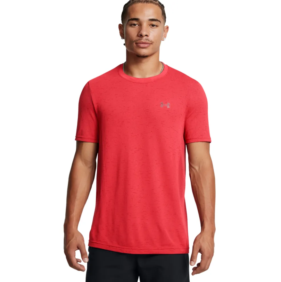 Under Armour Vanish Seamless shirt heren racer red cardinal