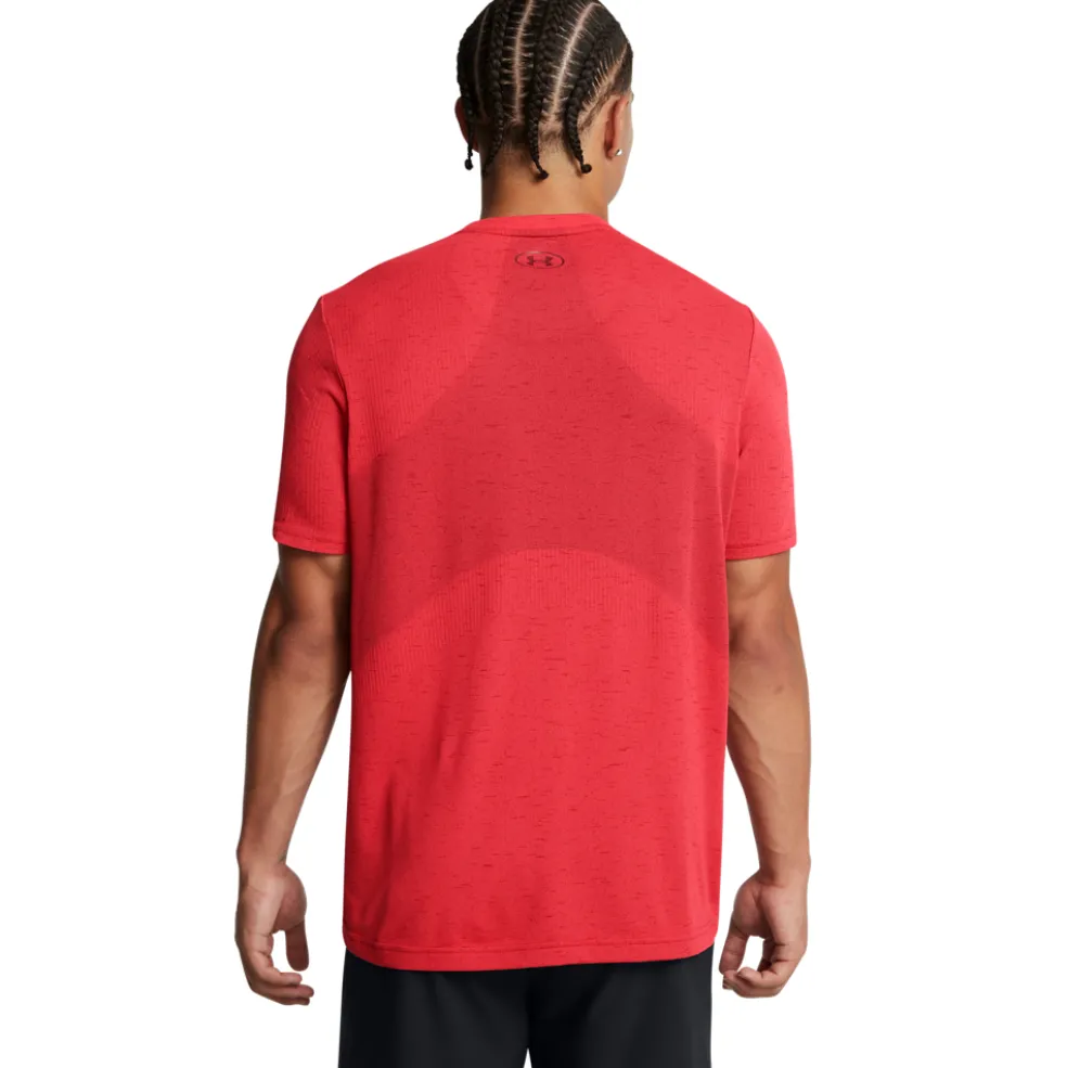 Under Armour Vanish Seamless shirt heren racer red cardinal
