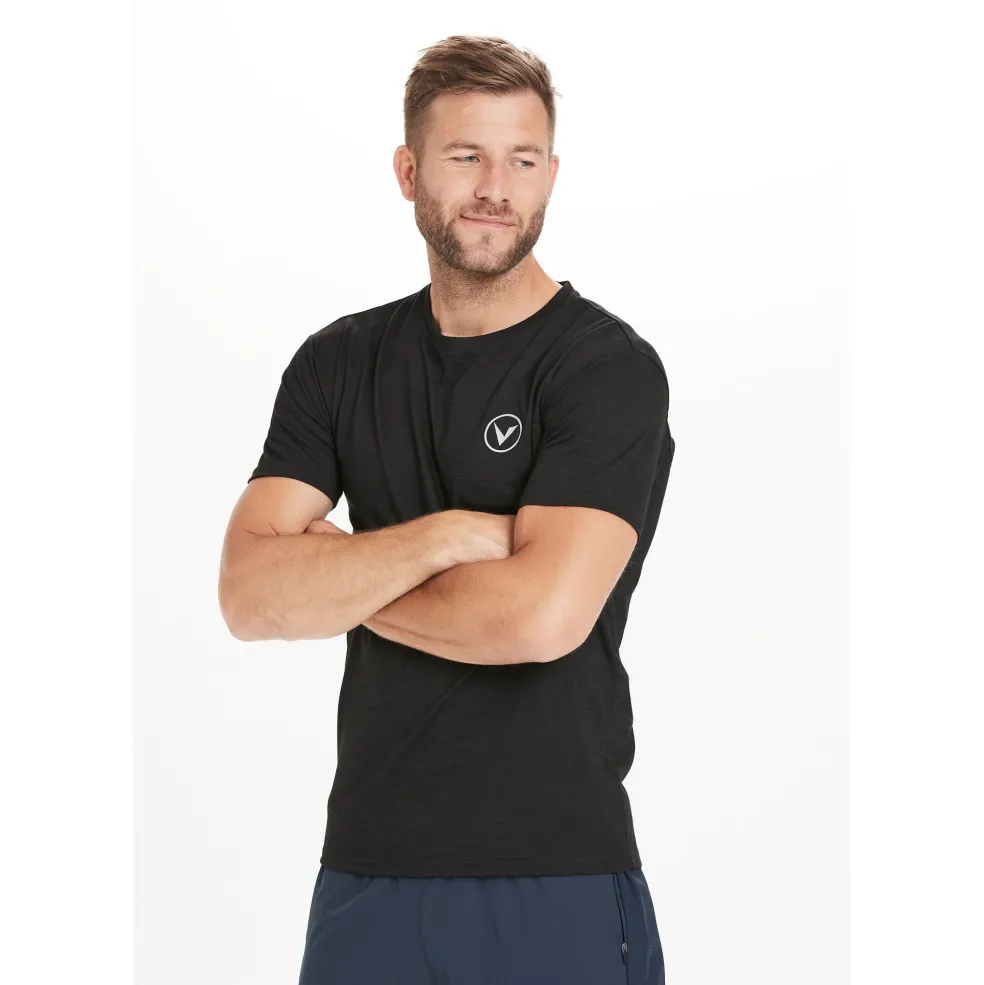 VIRTUS Joker S/S shirt heren black